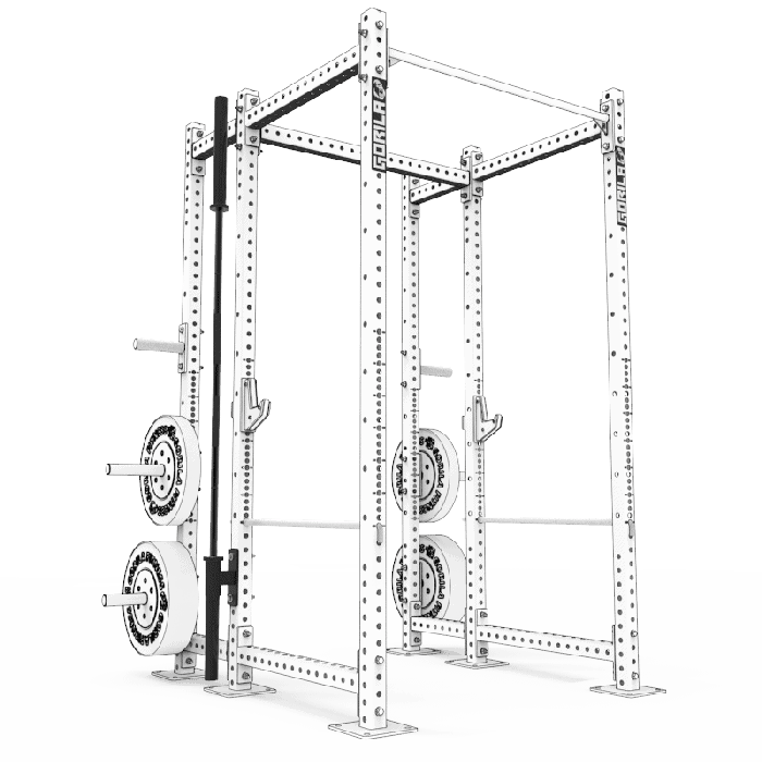 Gorila 1 Bar Holder-vertical - Gorila Fitness 