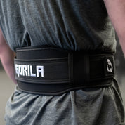 Gorila 5″ Nylon Weightlifting Belt - Black - Gorila Fitness 