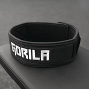 Gorila 4″ Nylon Weightlifting Belt - Black - Gorila Fitness 