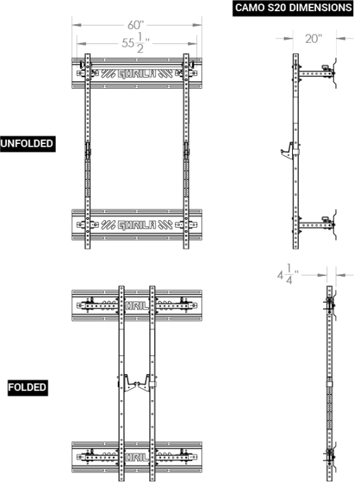 Gorila Camo Rack - Gorila Fitness 