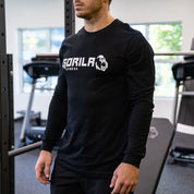 Gorila Longsleeve Shirt - Black - Gorila Fitness 