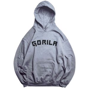 Gorila Varsity Hoodie - Gray - Gorila Fitness 