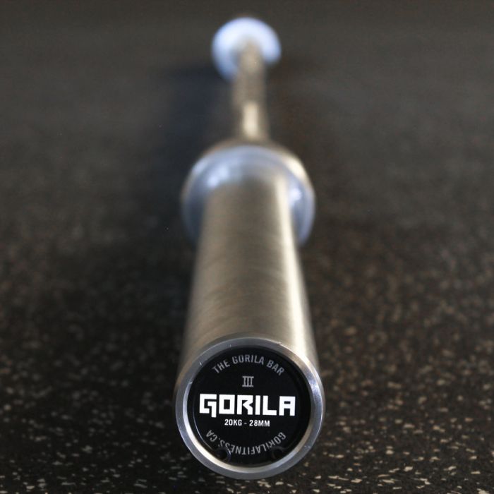 The Gorila Bar - Satin Chrome - Gorila Fitness 