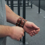 Gorila Leather Lifting Cuffs - Gorila Fitness 