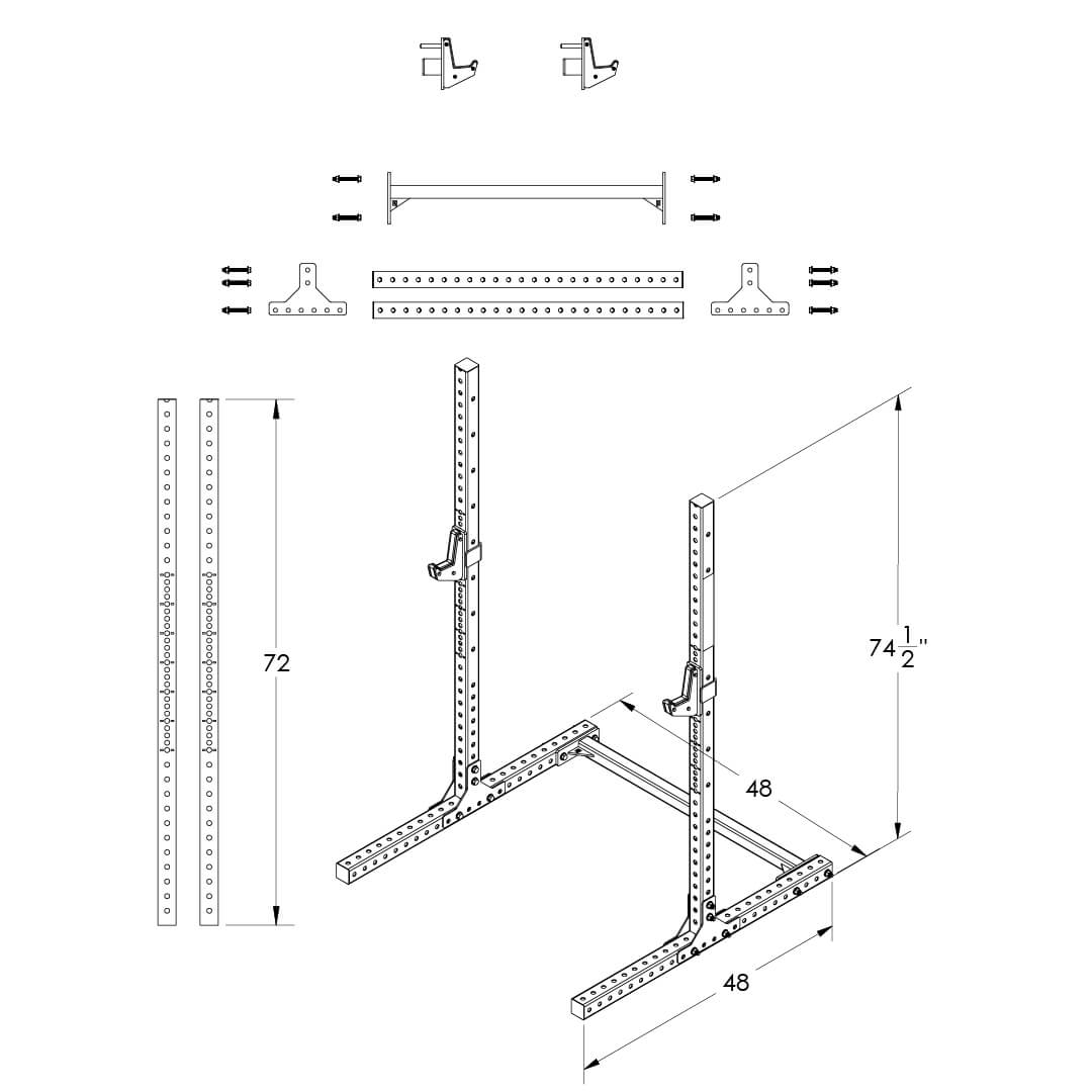 Gorila J72 Squat Stand