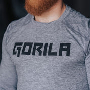 Gorila Men's Longsleeves Sport-tek - Grey Heather - Gorila Fitness 