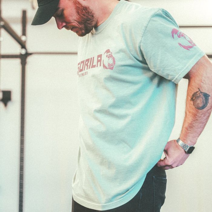 Gorila Os Original Tee - Costal Green t-shirt built for everyday training with oversized fit