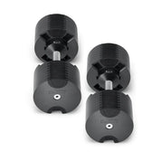 The Nuobell Adjustable Dumbbell front view. Classic Color, fast shipping.