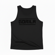 Gorila Men's Tank - Black On Black, training tank top