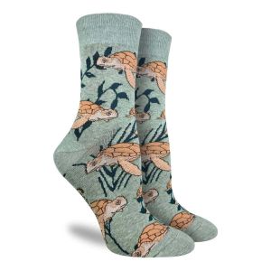 Sea Turtle - Crew Socks pair (Women)