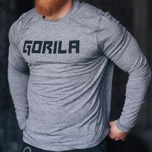 Gorila men's Longsleeves Sport-Tek - Grey Heather