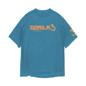 Gorilla Wear Legacy Oversized T-Shirt - Blue/Purple/Yellow – Urban Gym Wear